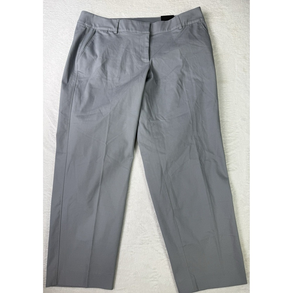 Lane Bryant The Lena Ankle Pants Women's 18 Gray Stretch Moderately Curvy‎ NWT